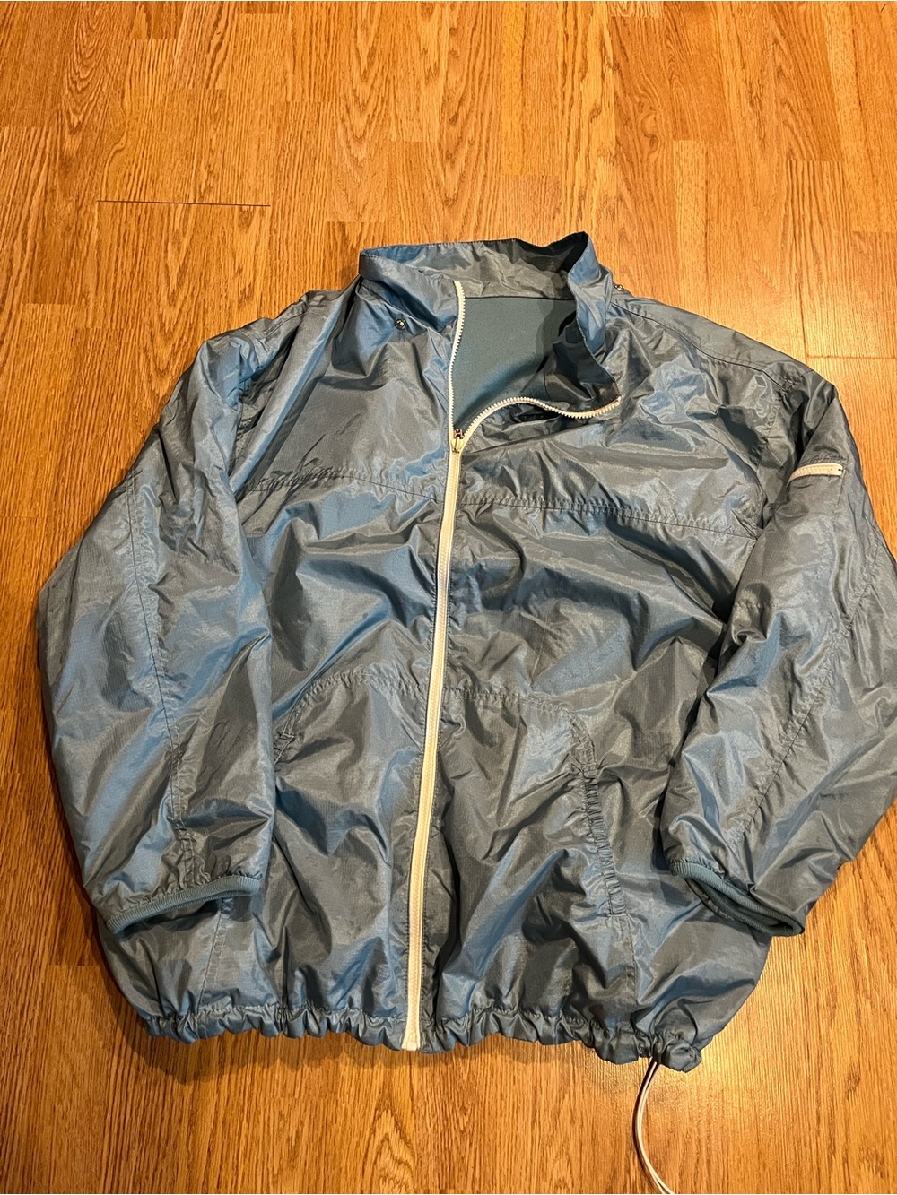 Signature Steel Blue Men's Windbreaker Jacket reversible